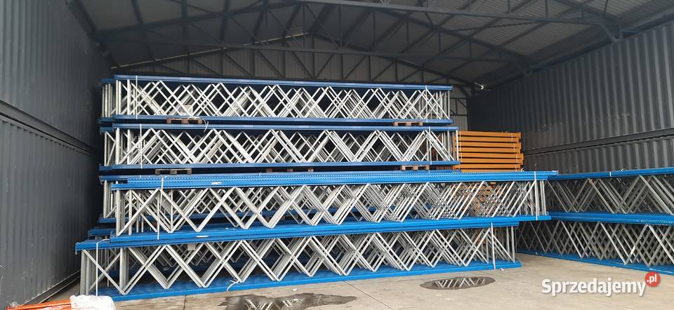 UŻYWANE regały magazynowe ODBOJE kraty ramy