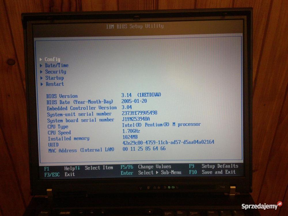 Lenovo ibm t42