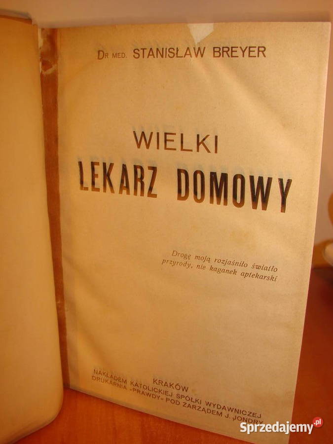 Wielki lekarz domowy SBreyer Pruszcz Gdański sprzedam