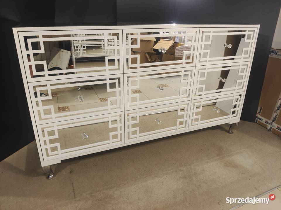 Komoda Glamour 170 ornamenty lustra piękna