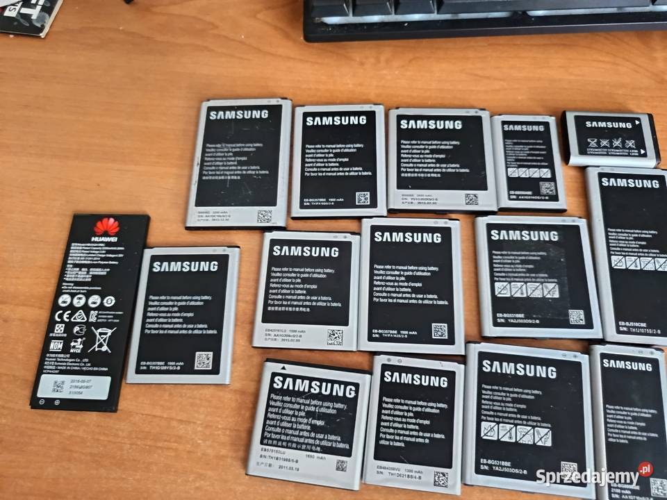 Baterie do telefonów Samsung 15 sztuk