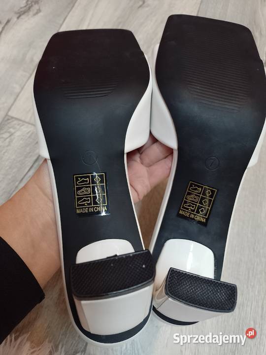 40 Ekskluzywne białe klapki wieczorowe z Londynu Kraków