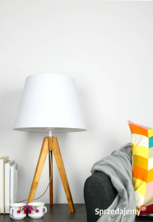 Lampa biurkowa BUNGENAS skandynawski drewno buk Oświetlenie kujawsko-pomorskie sprzedam