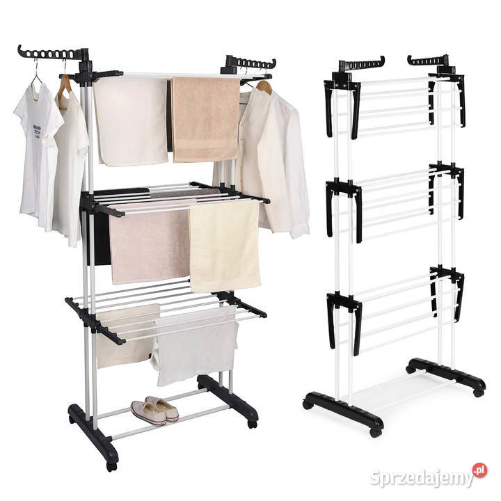 Suszarka na pranie pionowa z kółkami składana Smogorzów sprzedam