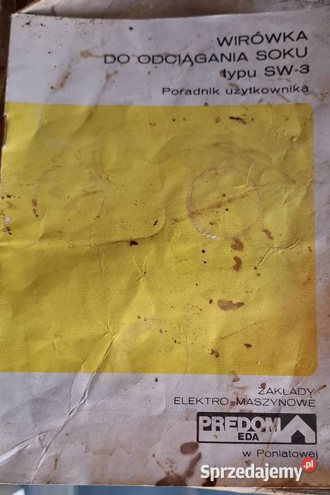 Sokowirówka Predom z czasów PRLU 1974r z Wadowice
