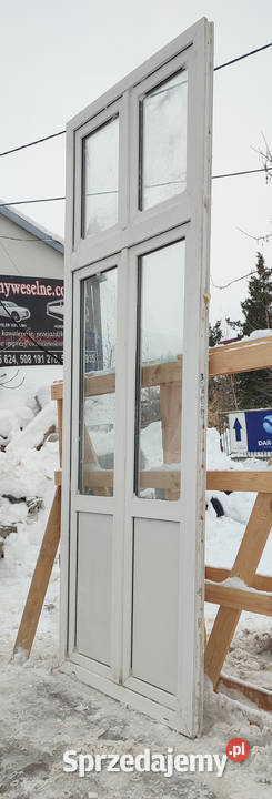 OKNA KacprzaK Okno TARASOWE 109X292 Używane PCV Siedlce