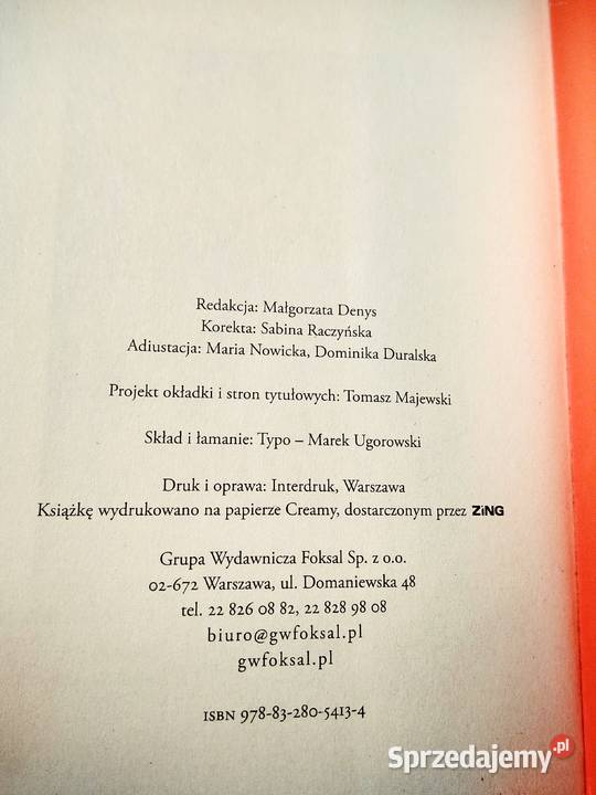 Rysa książki Warszawa księgarnie szkolne