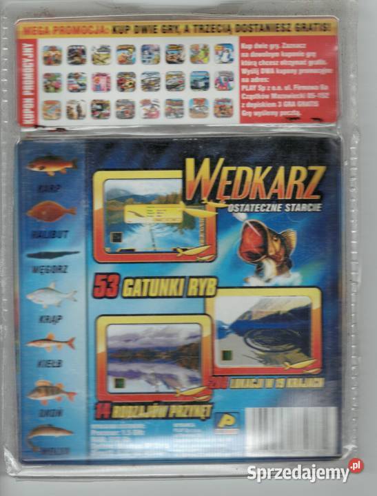 WĘDKARZ OSTATECZNE STARCIE PC CDROM SYMULATOR Warszawa