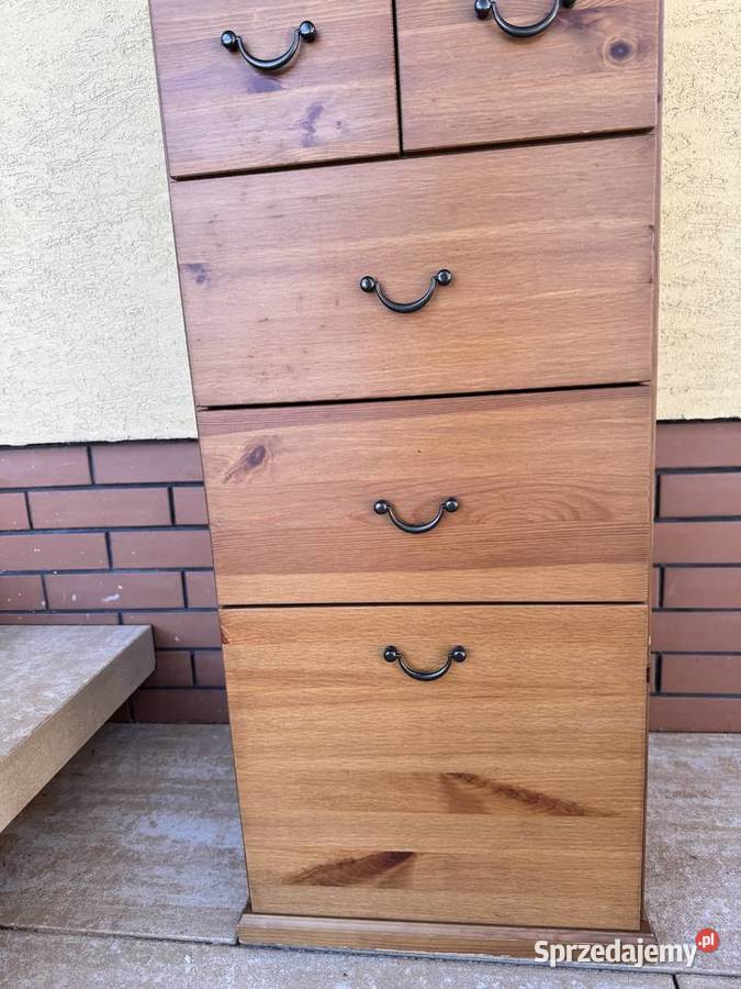 Szafka drewniana z szufladami Ikea Alve słupek Pozostałe mazowieckie Garwolin