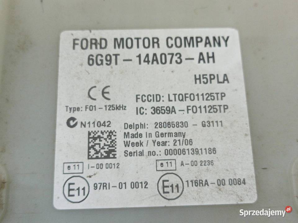 MODUŁ 6G9T14A073AH Ford S I 20062015