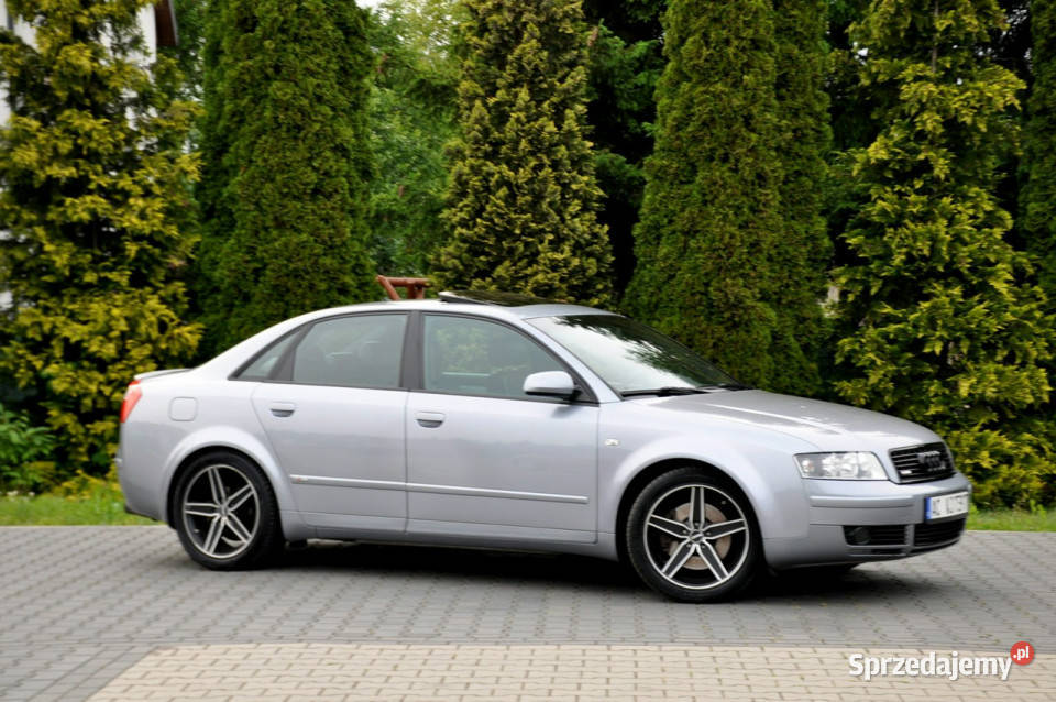 Audi A4 24i V61702xSLineSkóryFotele Ostrów Mazowiecka