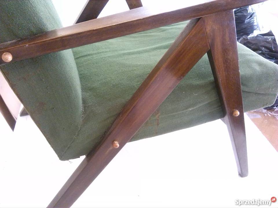 Fotel PRL lata 6070te typ B310 Var Fotele i pufy Łódź