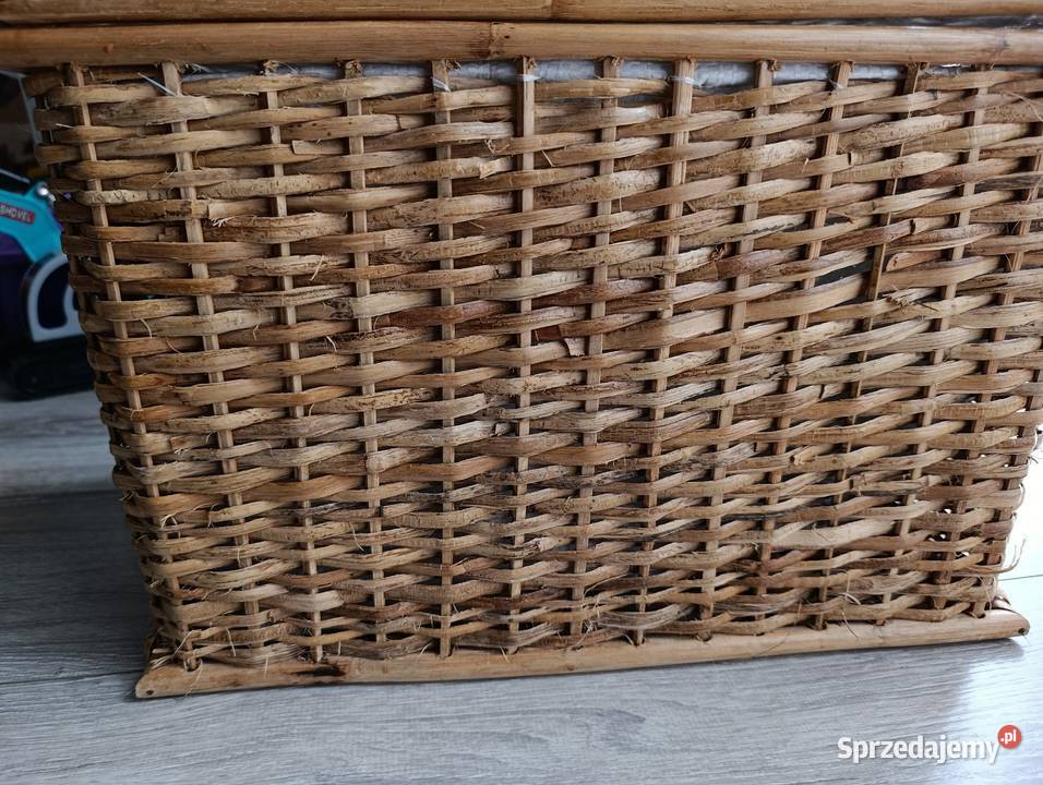 kosz skrzynia chyba wiklinowa zamykana Poznań
