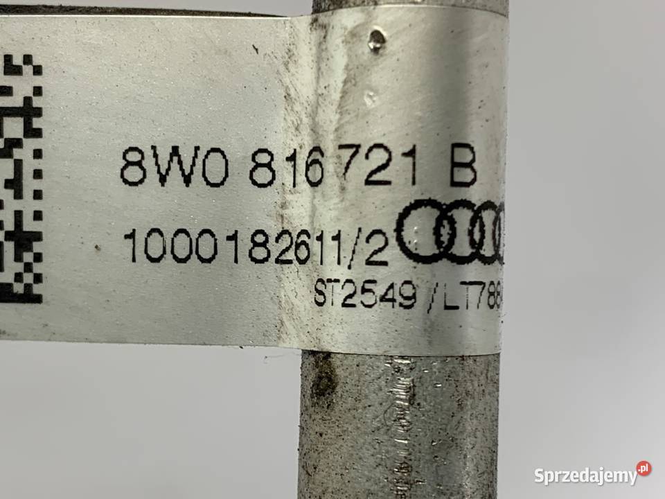 RURKA KLIMATYZACJI AUDI A4 B9 8W0816721B 20 190 osobowe podkarpackie