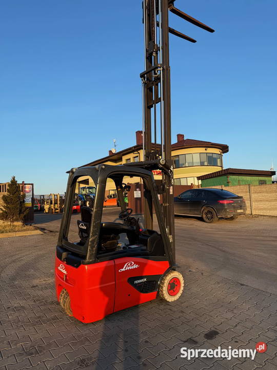 wózek widłowy elektryczny LINDE E14 Triplex 460m łódzkie Działoszyn