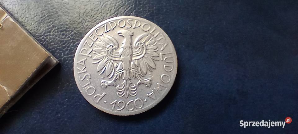 Stare monety 5 złotych 1960 Rybak PRL Polska Lesko sprzedam