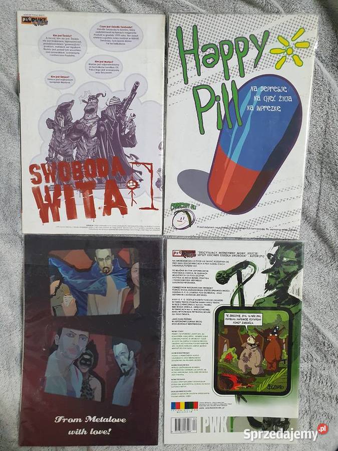 Osiedle Swoboda zestaw 4 komiksów 2004 wydanie 1 Gdynia