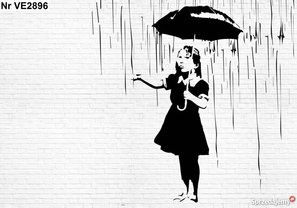 Tapeta fototapeta Banksy Grafika Graffiti wewnętrzne wielkopolskie Leszno