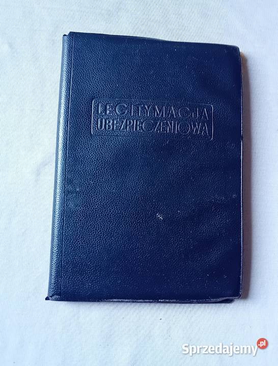 Legitymacja ubezpieczeniowa pracownika PKP 1964 Koźminek