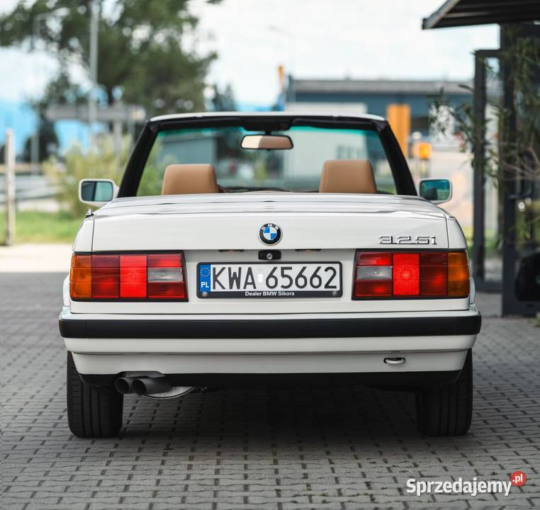 BMW E30 325i Cabrio znakomity stan Seria 3 Rybarzowice