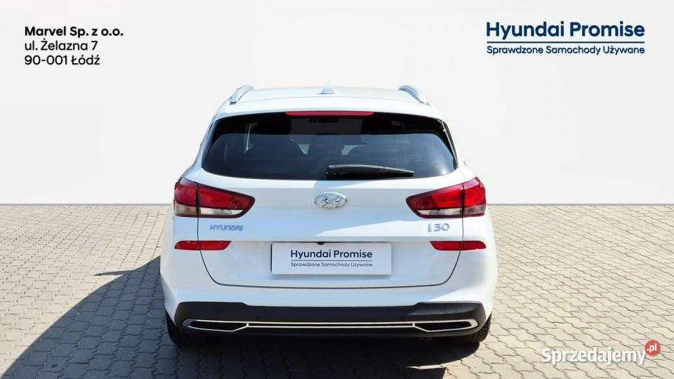 Hyundai i30 15 TGDI 6AT 48V 160 WersjaSmart biały Łódź