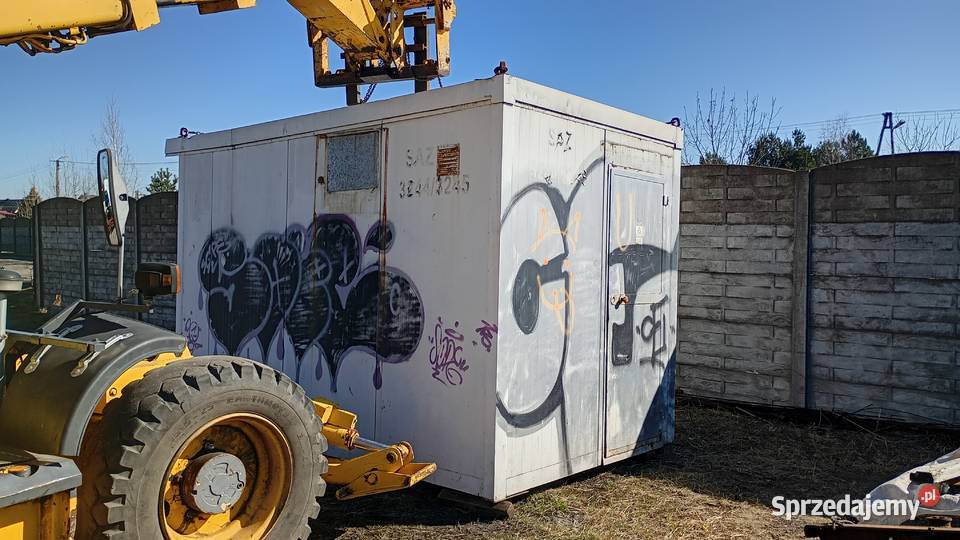 Kontener ocieplony całoroczny domek działka łódzkie Wieluń sprzedam