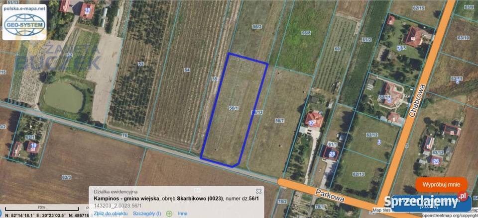 Sprzedam działki z warunkami zabudowy w mazowieckie Skarbikowo sprzedam