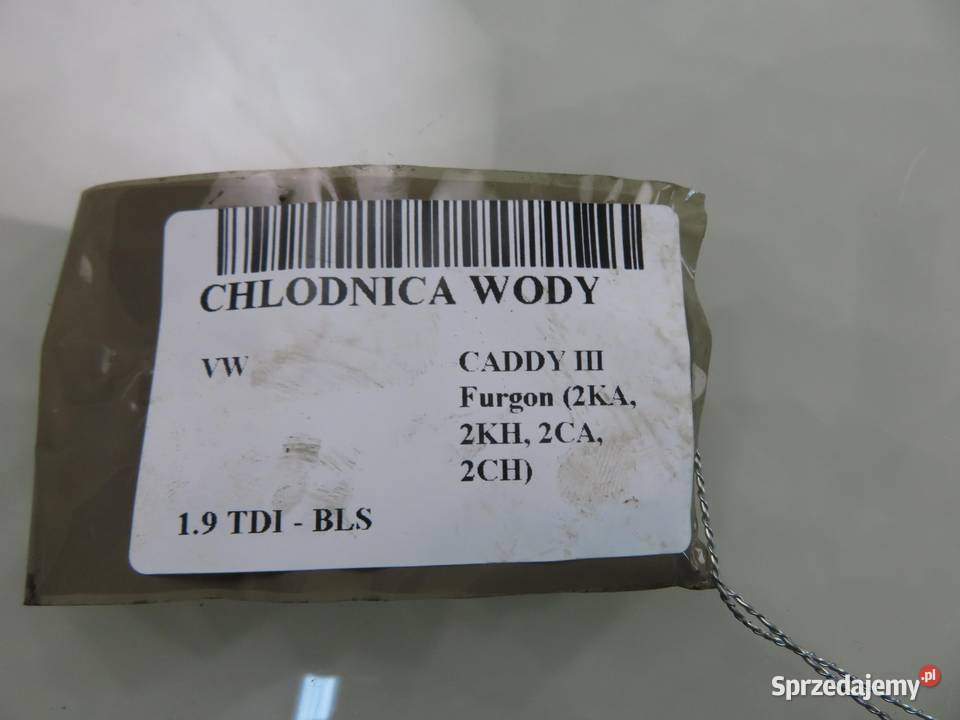CHŁODNICA WODY VW CADDY III 19 TDI małopolskie