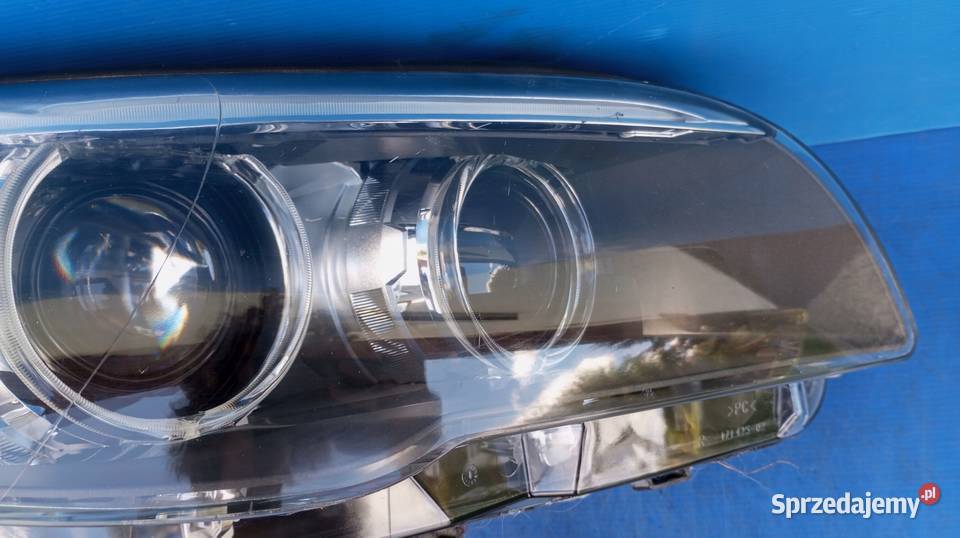 LAMPA PRAWY PRZÓD EU XENON BMW 5 F10 F11 LIFT osobowe Lampy przednie Nowy Tomyśl