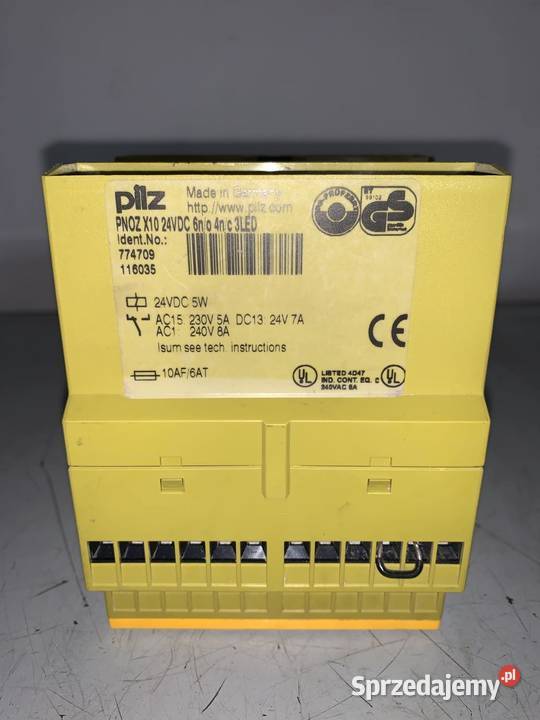 Pilz PNOZ X10 24VDC 6no 4nc 3LED 774709 mazowieckie