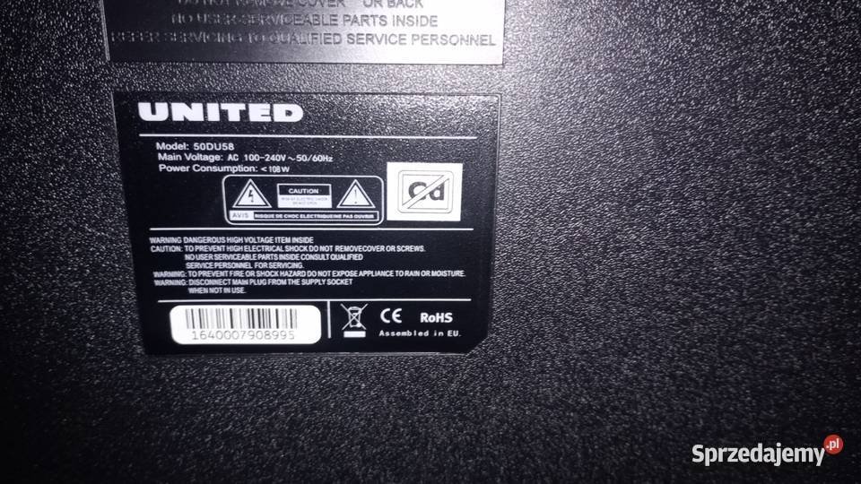 TV UNITED 50DU58 50cale Widzów