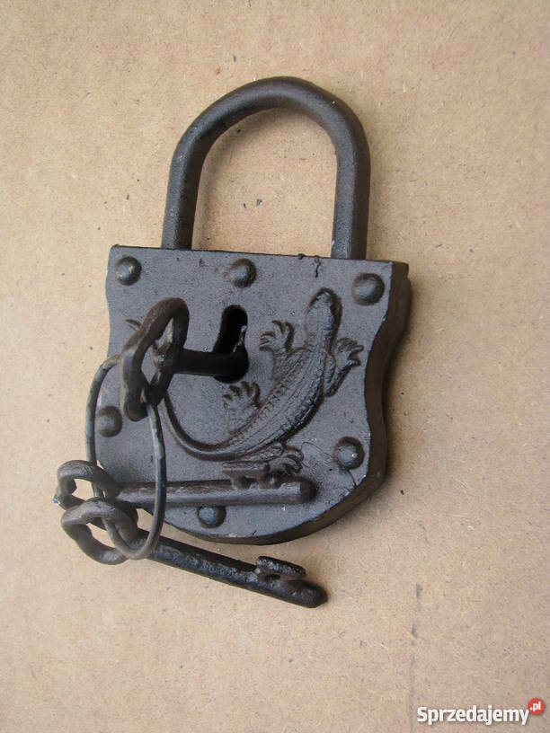 KŁÓDKA Z KLUCZAMI żeliwo PIĘKNA Kraków