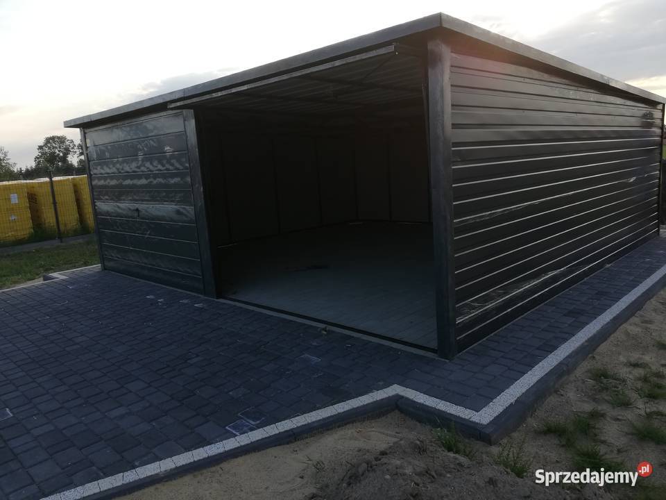 BLASZAK Drewnopodobny Złoty Dąb Garaże Blaszane Kamień Pomorski