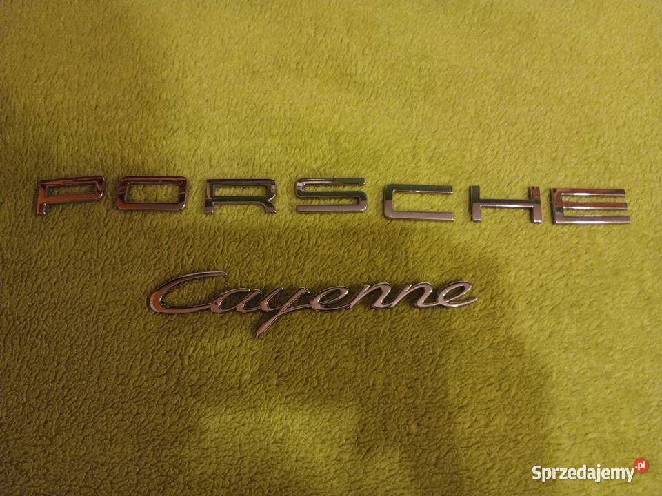 Znaczek emblemat typnej klapy Porsche Cayenne Katowice sprzedam