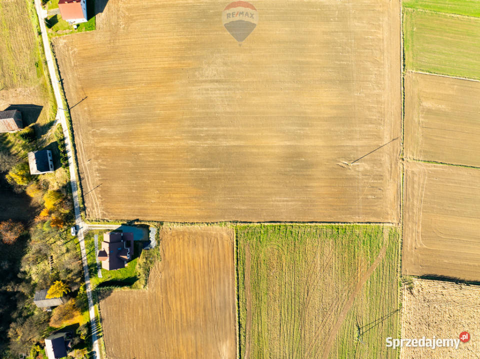 Piękna szeroka działka w okolicach Ojcowa 47m Stoki