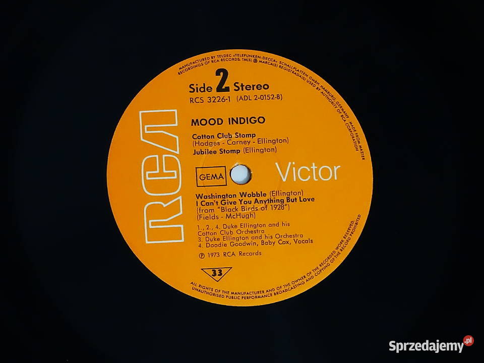 Duke Ellington and His Orchestra Mood Indigo lubelskie Biłgoraj sprzedam