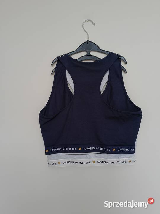 2pack topów sportowych George Szary Granat NOWE