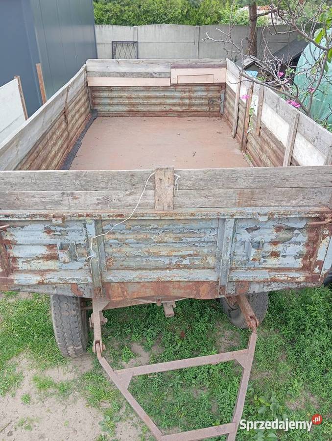 Sprzedam przyczepę jako złom użytkowy