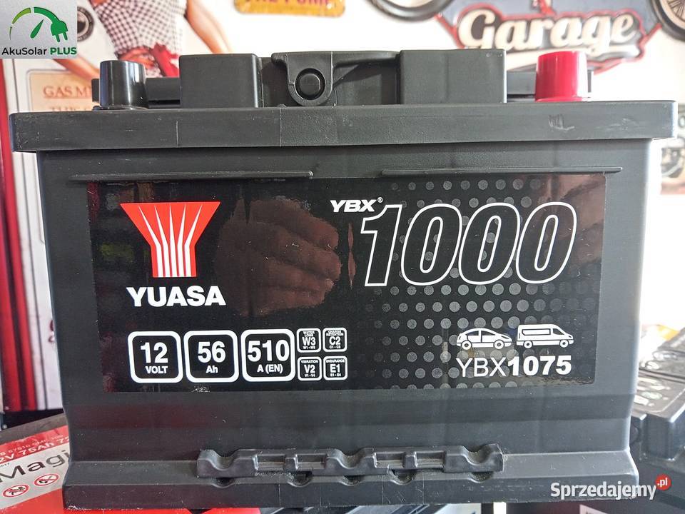 Akumulator YUASA 56Ah 510A P osobowe Częstochowa
