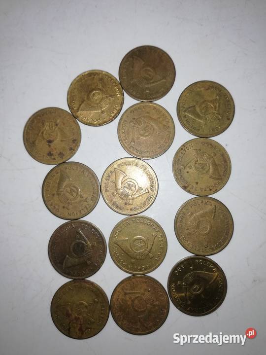 Żetony A i B Mennica Polska Miedź 1990 r Warszawa