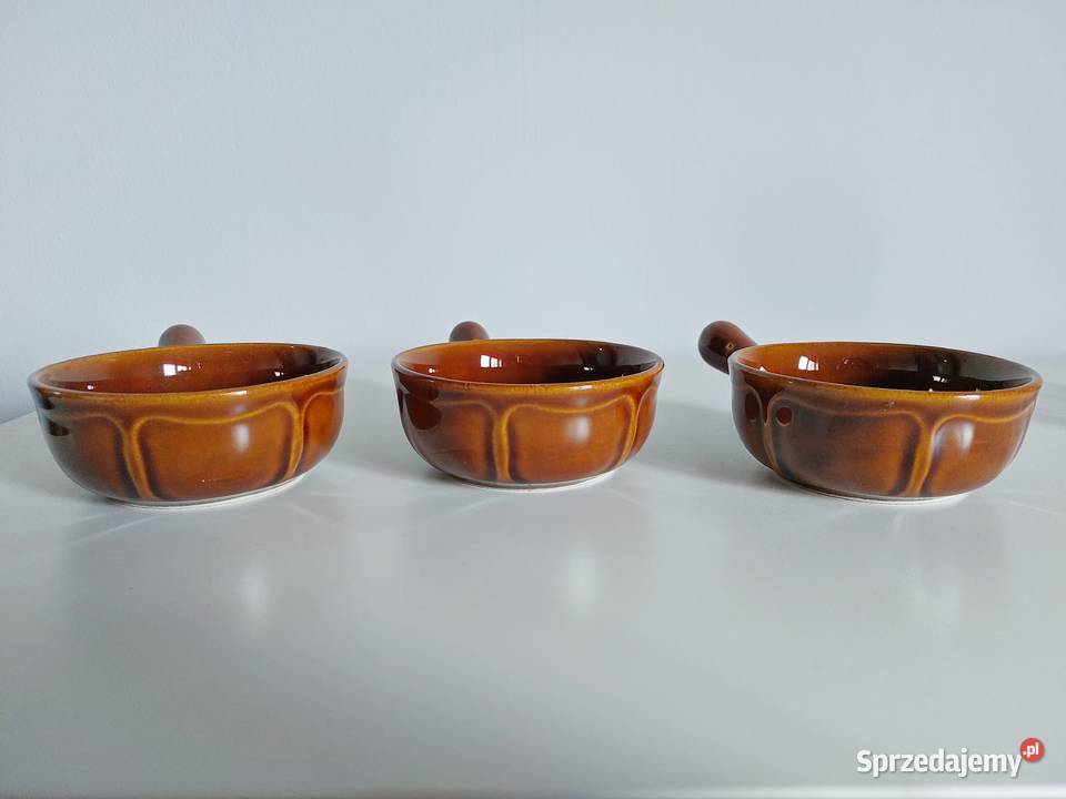 kokilkimiseczki z rączką 3 sztuki porcelit Poznań sprzedam