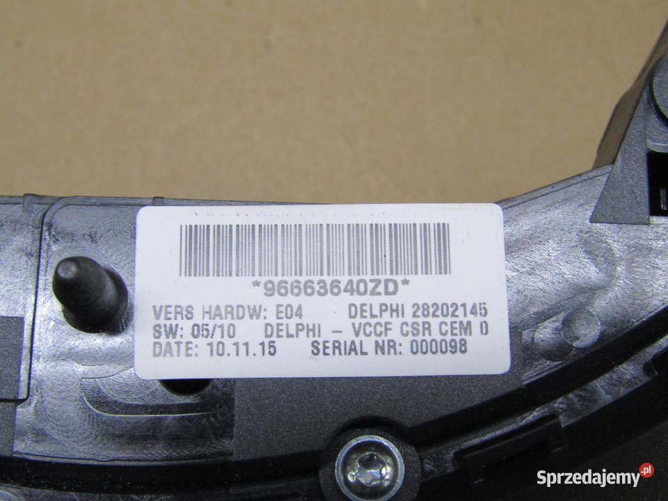 PANEL STEROWANI MULTIFUNKCJA CITROEN C5 III X7 łódzkie Mysłaków