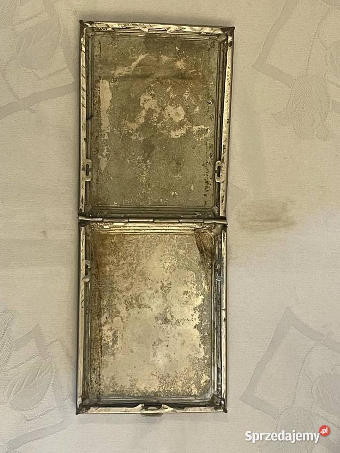 Okolicznościowa posrebrzana papierośnica Kraków