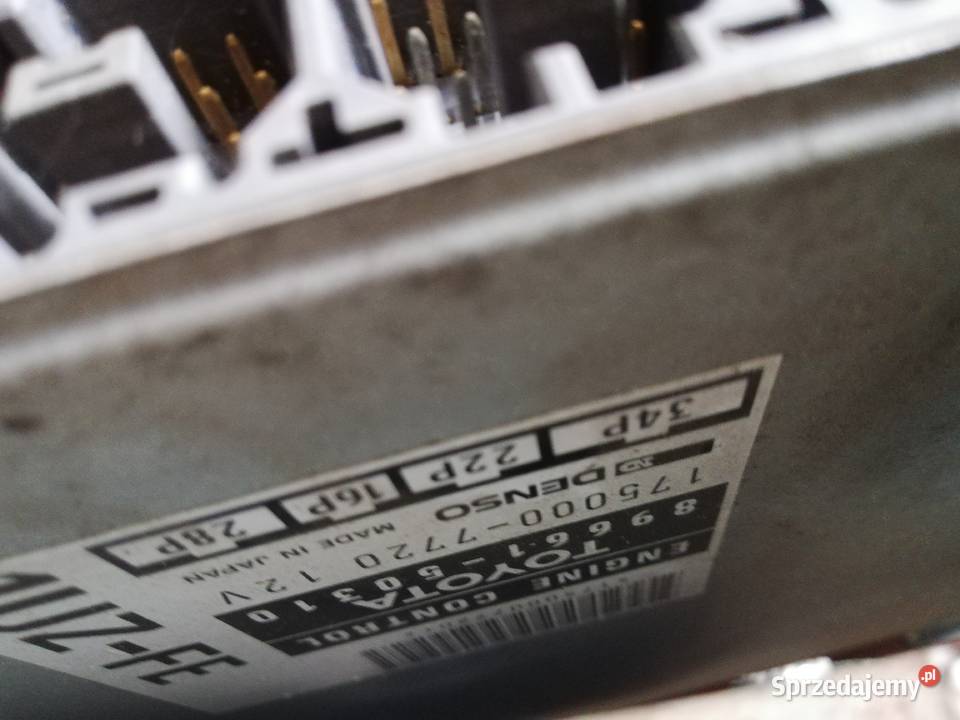 Lexus 1UZFE sterownik silnika 40V8 komputery Układ elektryczny śląskie Częstochowa