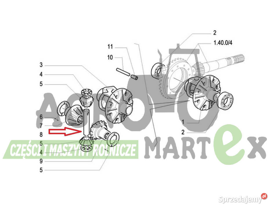 5148935 5094840 4987974 SWORZEŃ 24x144 CNH Wichrów