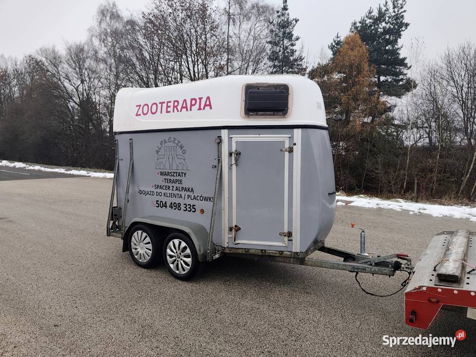 PRZYCZEPA SLUIS DMC 1150 KAT B SIODLARNIA Do przewozu koni świętokrzyskie Wodzisław sprzedam