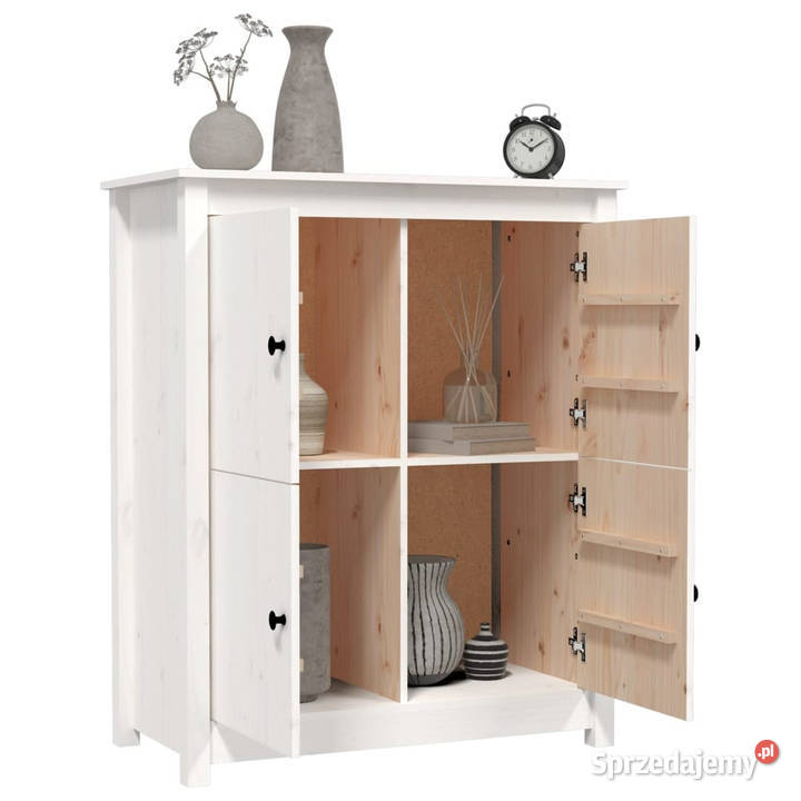 Szafka biała 83x415x100 lite drewno sosnowe Warszawa