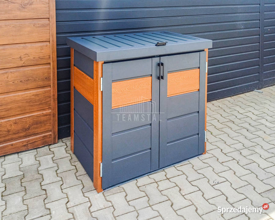 Zabudowa koszy na śmieci wiata śmietnikowa Katowice