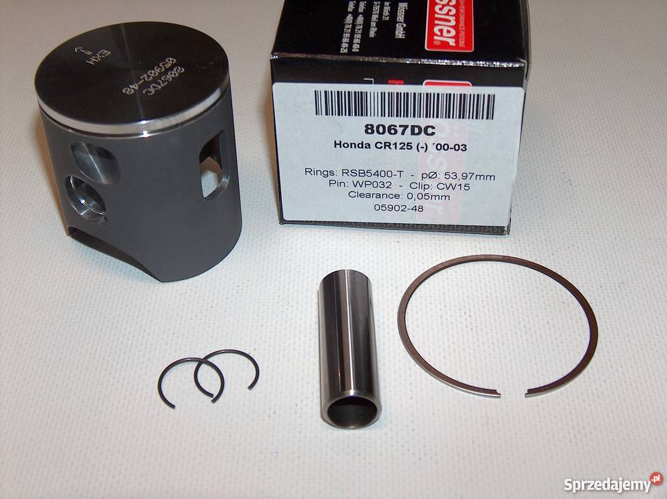 TŁOK komplet tłokowy WOSSNER 5397 mm sel C CR Zabrze sprzedam