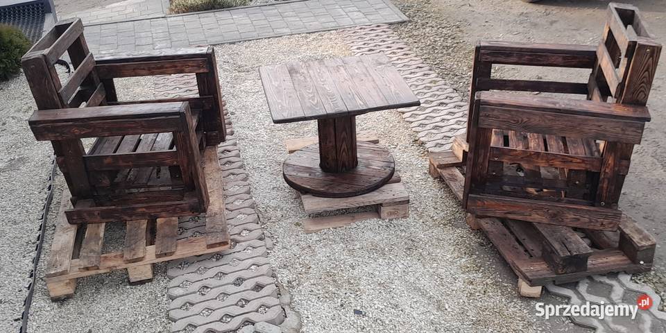 Meble ogrodowe 2 Krzesła i stół